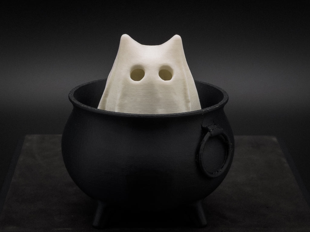 3D Printed Cat and/or Dog Ghost Lamp $15/each or 2/$20!!!
